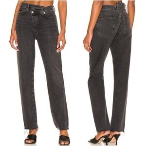 Agolde Criss Cross Straight Leg Jeans size 27